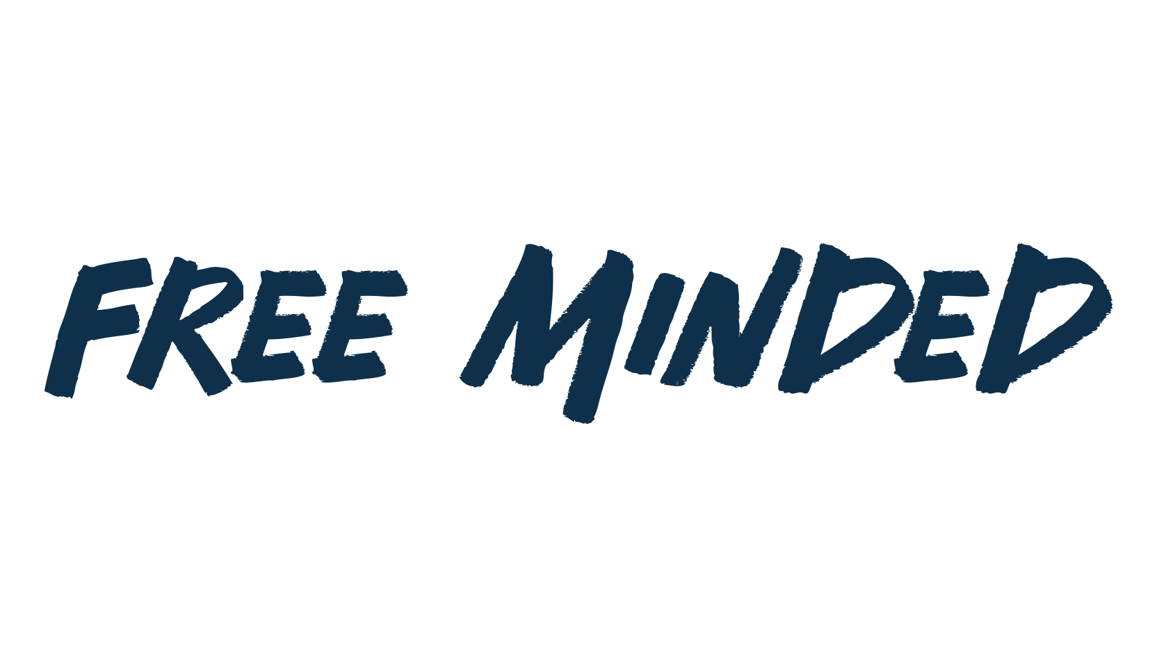 Free Minded, brush font preview