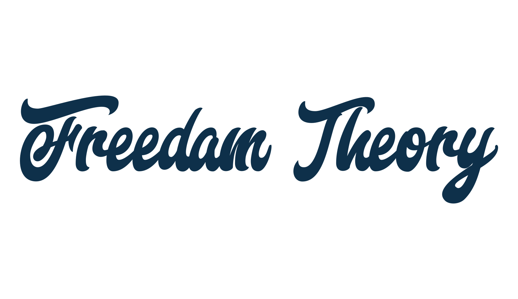 Freedam Theory, fancy decorative font preview