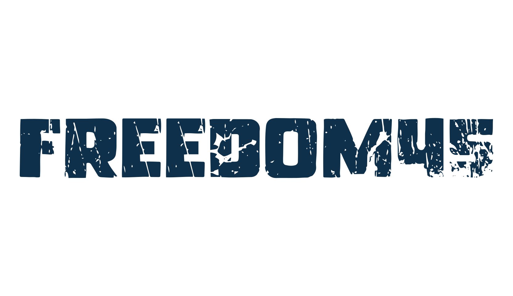 Freedom45, fancy eroded decorative font preview