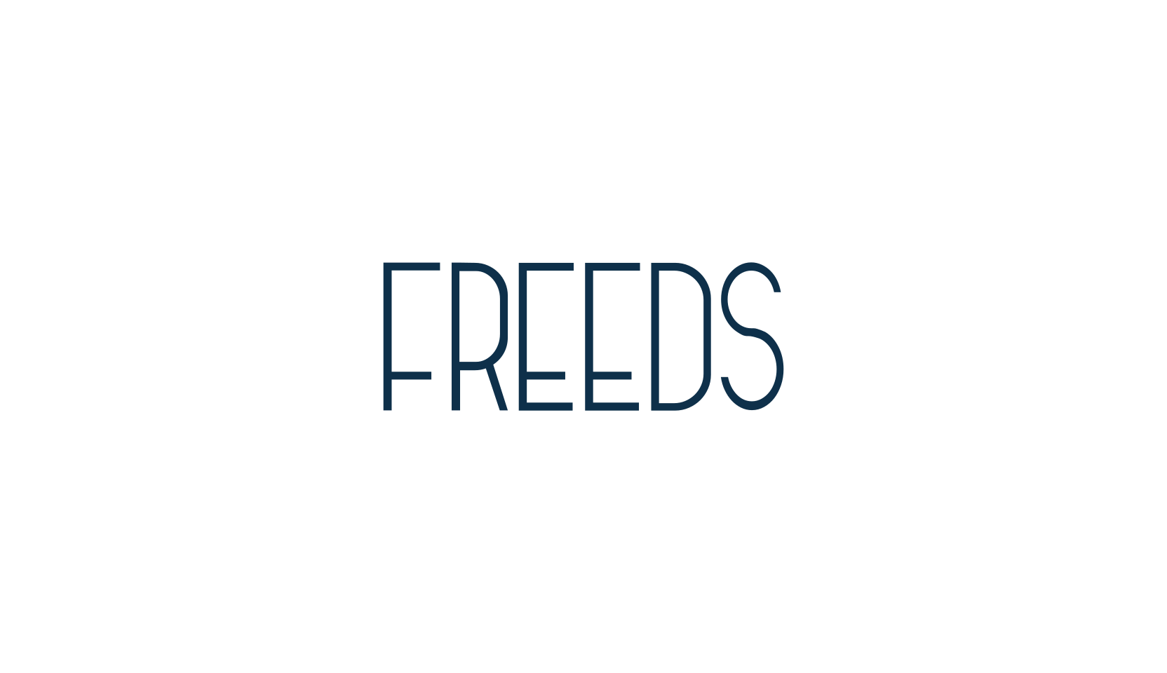 Freeds, sans serif font preview