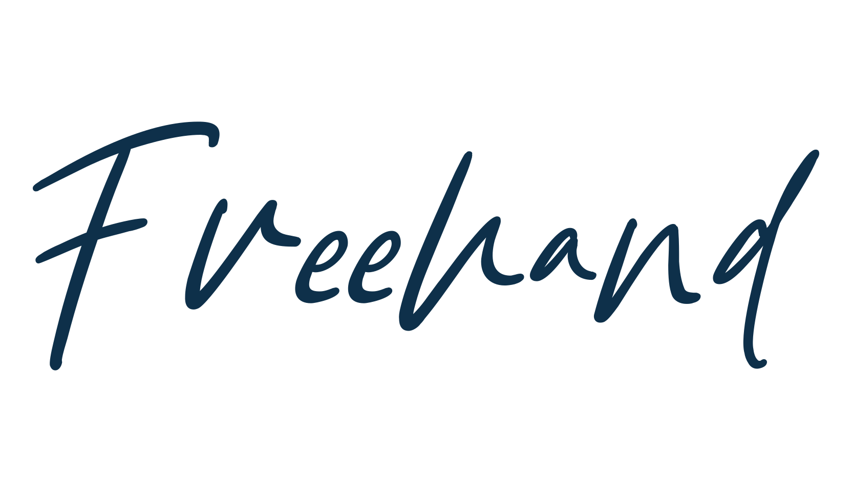 Freehand (freehand-2), script handwritten fancy decorative calligraphy font preview