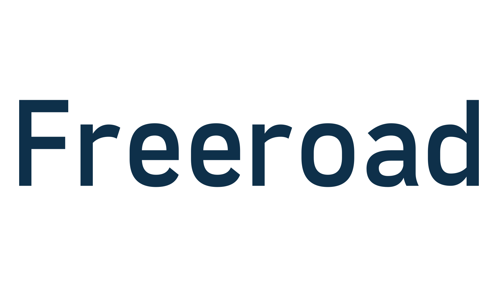 Freeroad, basic sans serif font preview