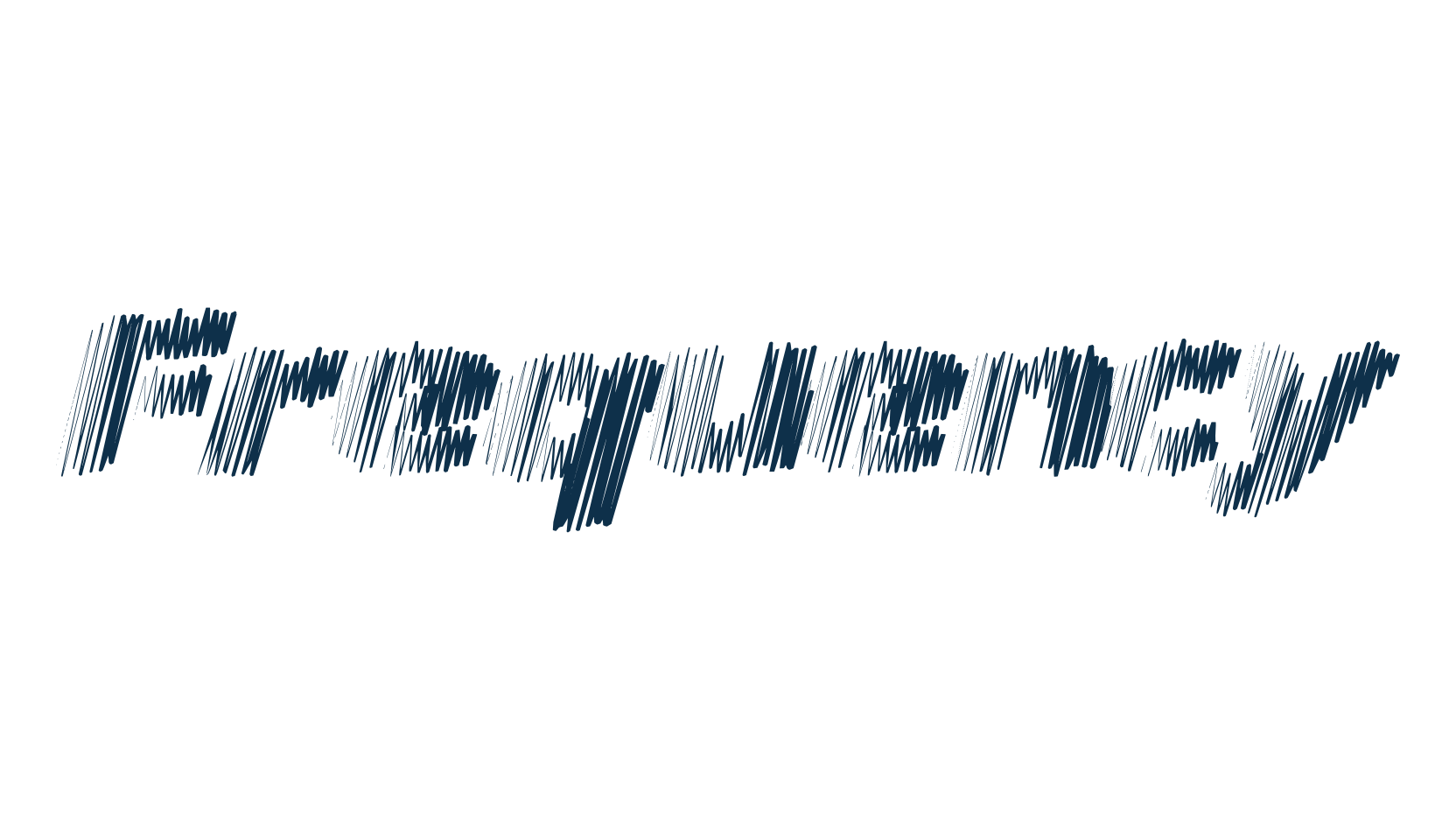 Frequency, distorted font preview