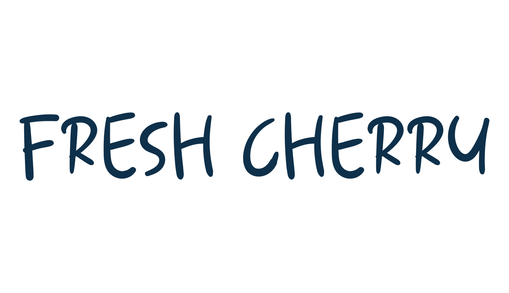 Fresh Cherry, fancy cartoon decorative comic font preview