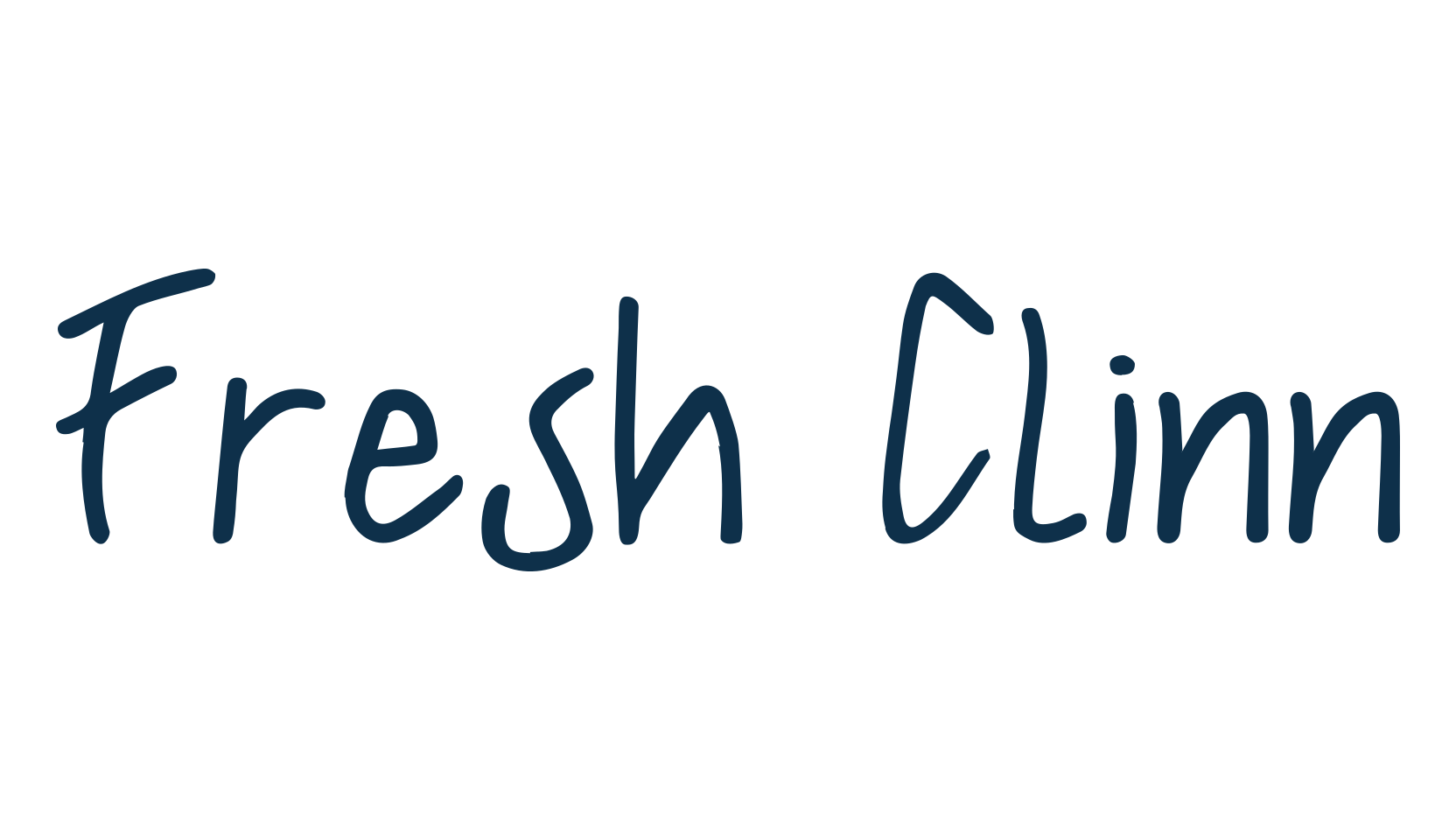 Fresh Clinn, script handwritten fancy decorative calligraphy font preview