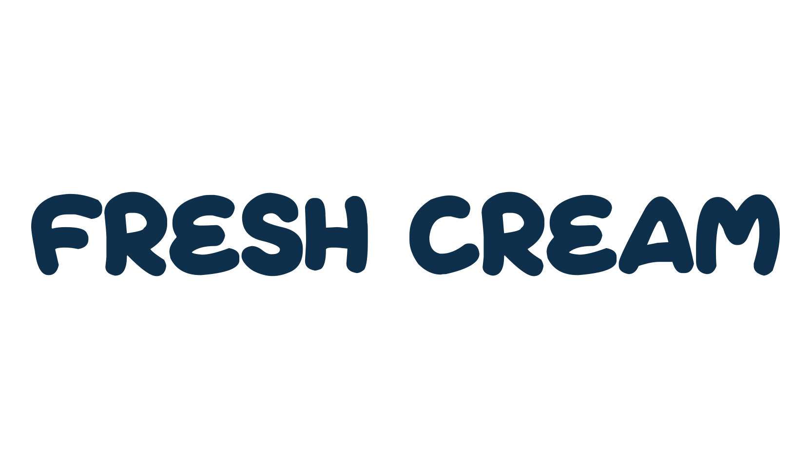 Fresh Cream, script handwritten fancy decorative calligraphy font preview