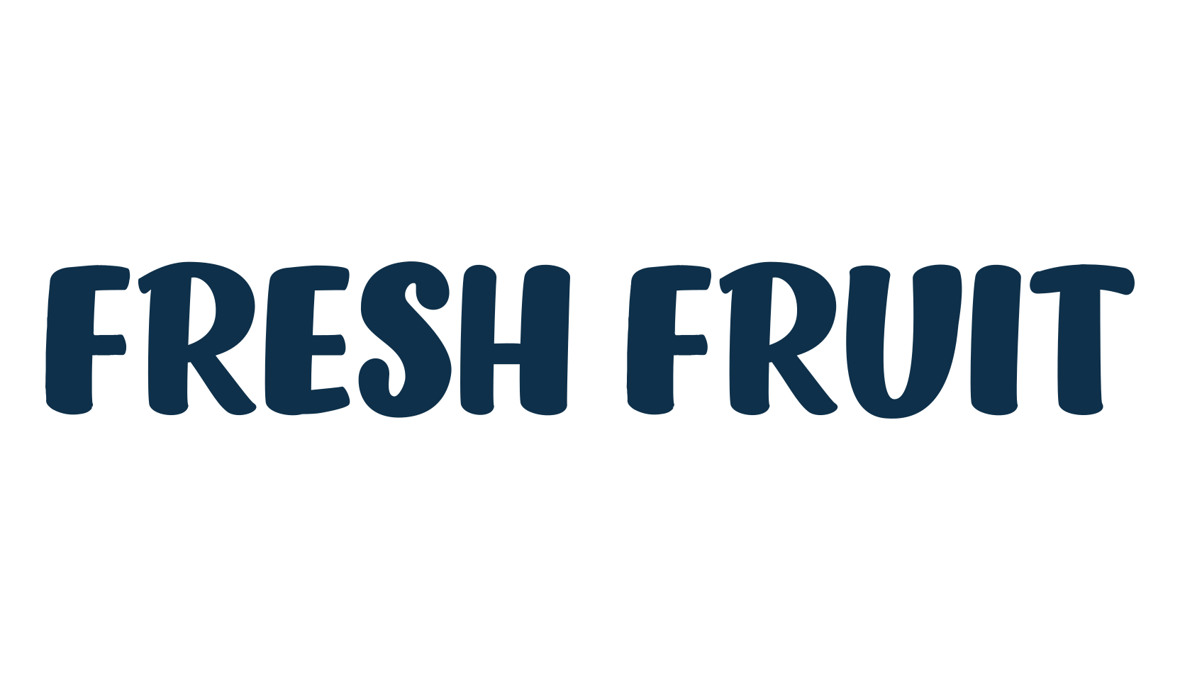 Fresh Fruit, fancy various decorative font preview