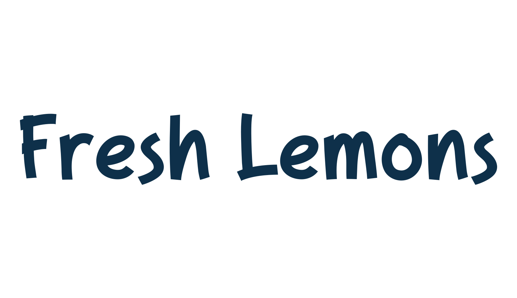 Fresh Lemons (fresh-lemons-2), fancy cartoon decorative font preview