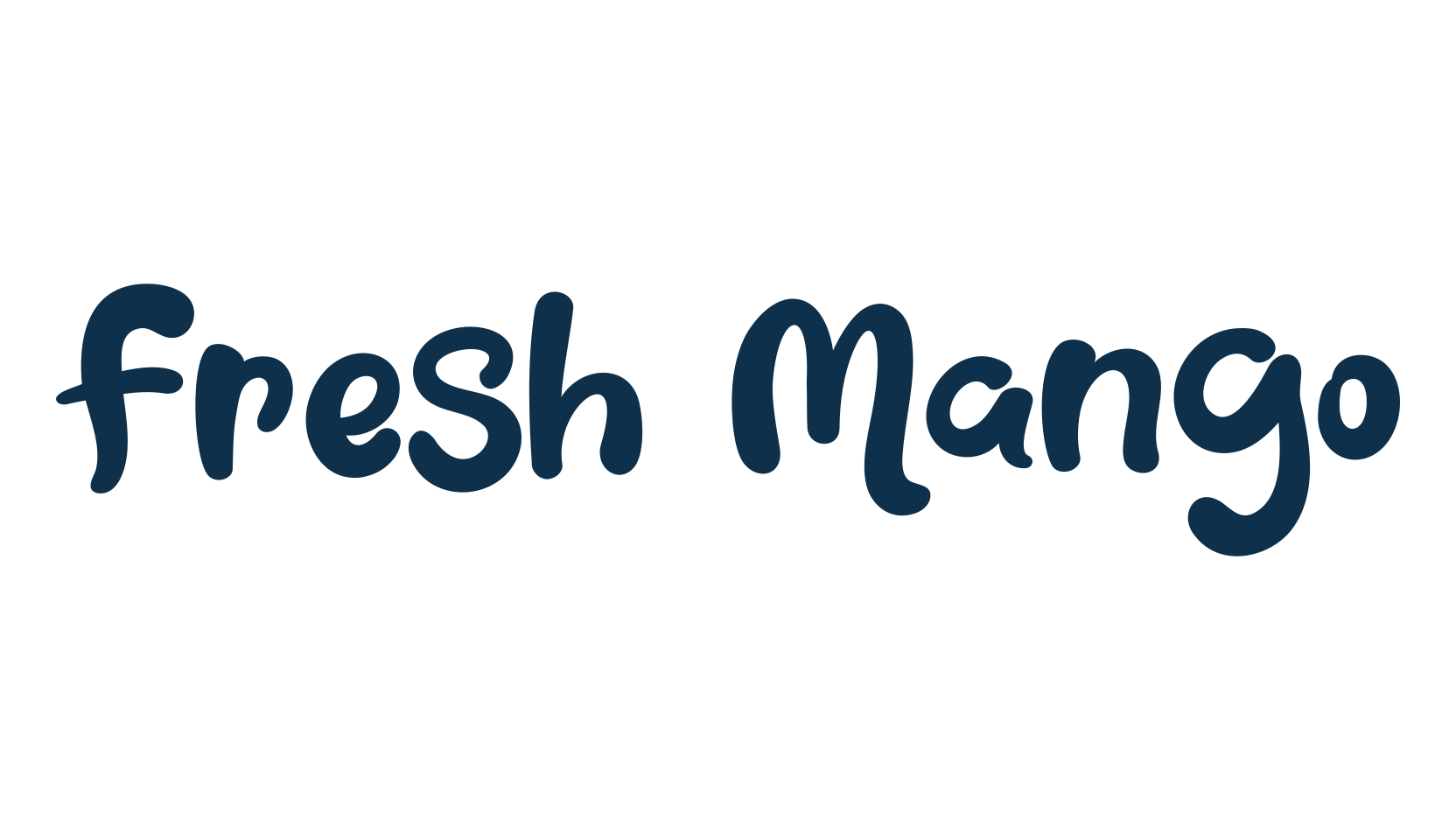 Fresh Mango, fancy cartoon decorative font preview