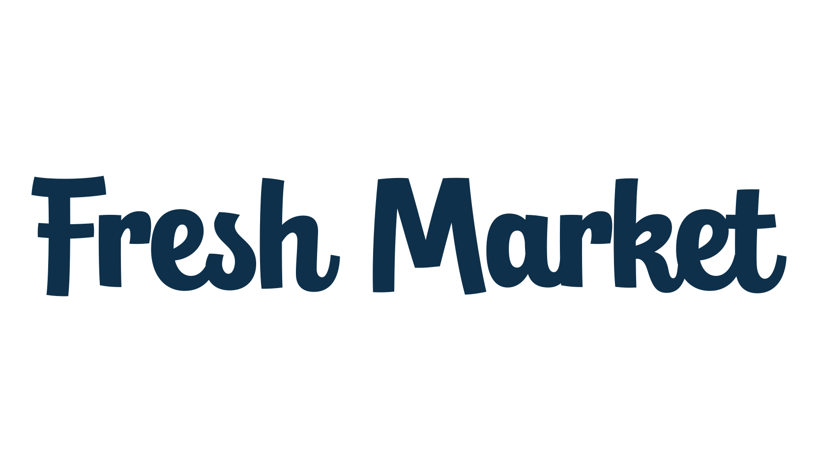 Fresh Market, fancy decorative font preview