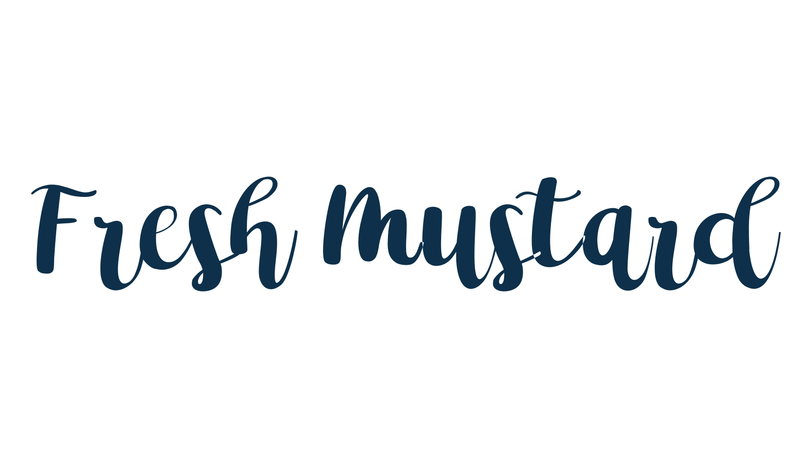 Fresh Mustard, fancy decorative font preview