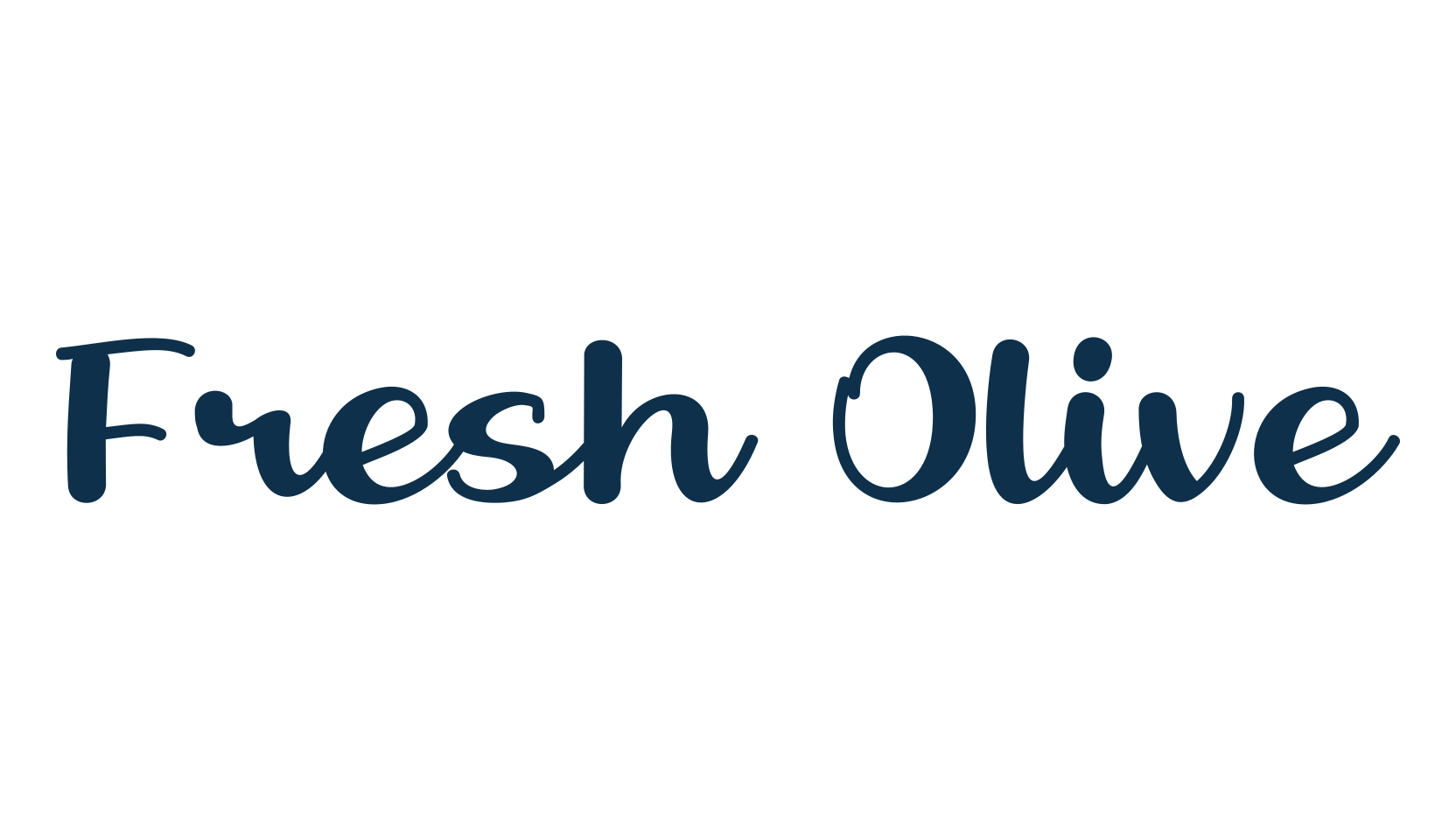 Fresh Olive, display market font preview
