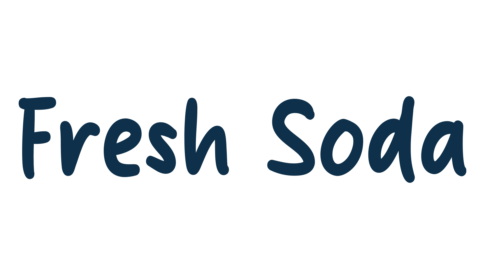 Fresh Soda, script handwritten fancy decorative calligraphy font preview