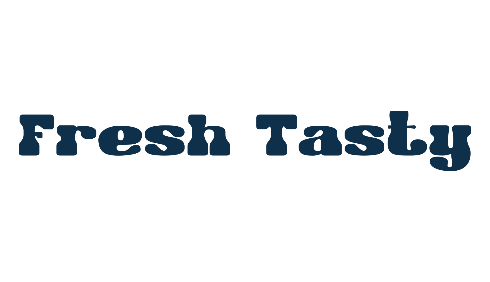 Fresh Tasty, groovy font preview