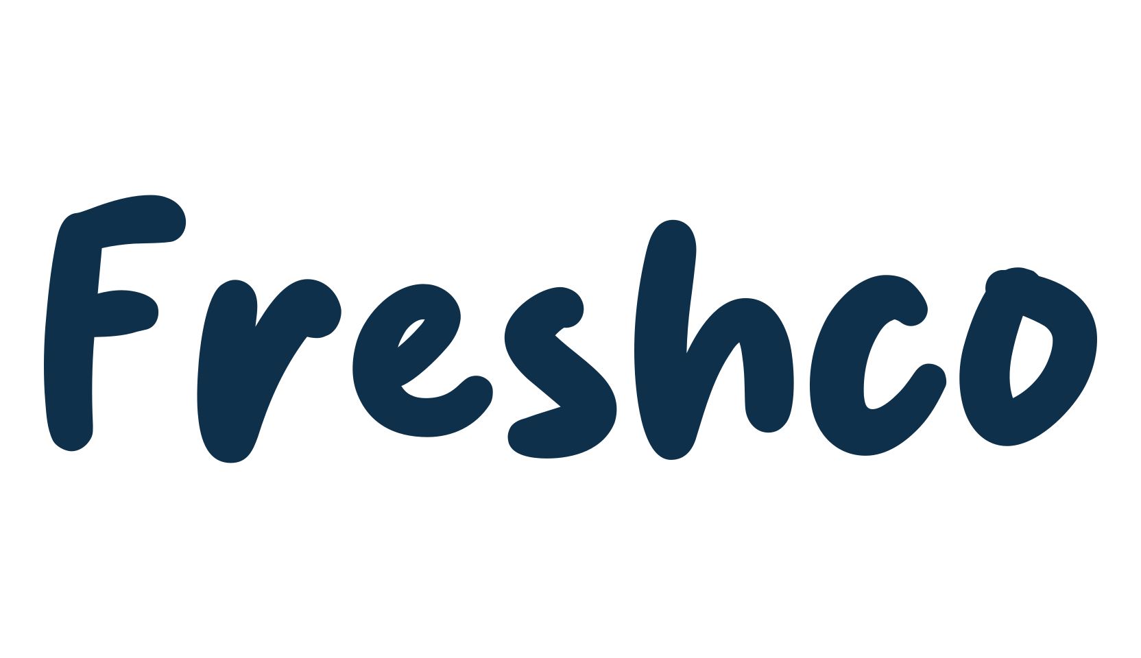 Freshco, handwriting font preview