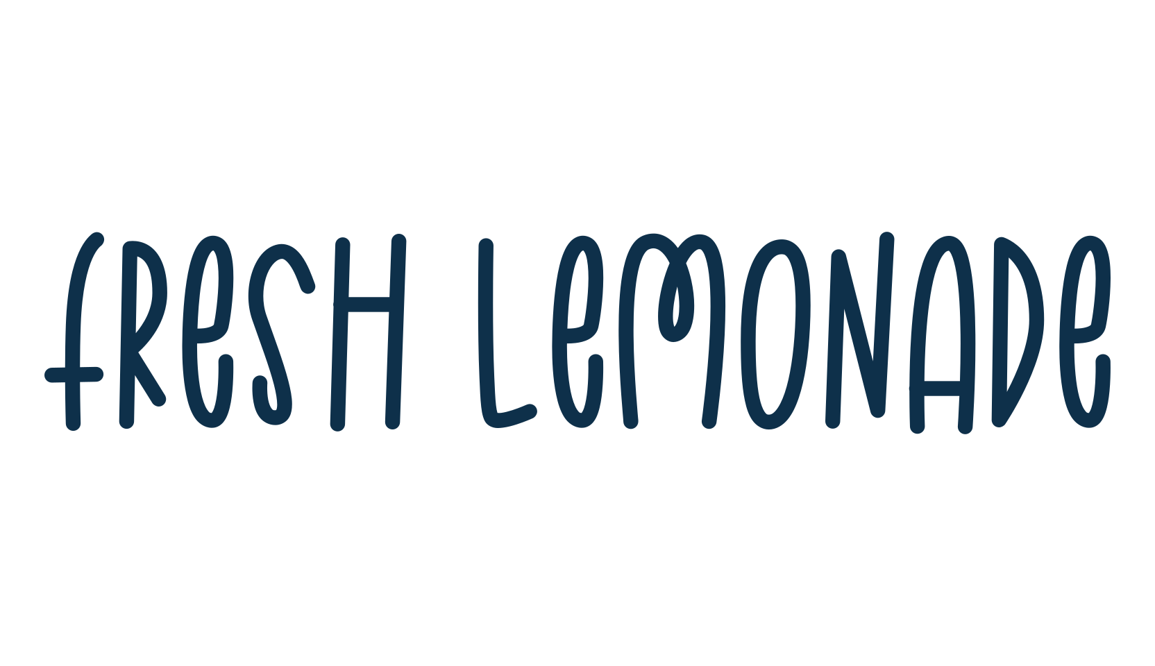 Fresh Lemonade (freshlemonade), fancy various decorative script calligraphy font preview