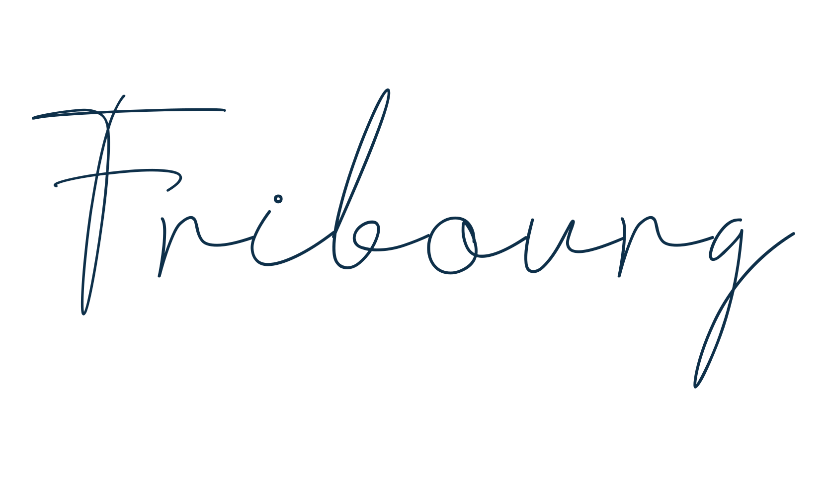 Fribourg, script handwritten fancy decorative calligraphy font preview