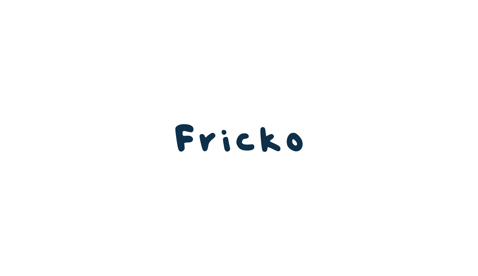 Fricko, handwriting font preview