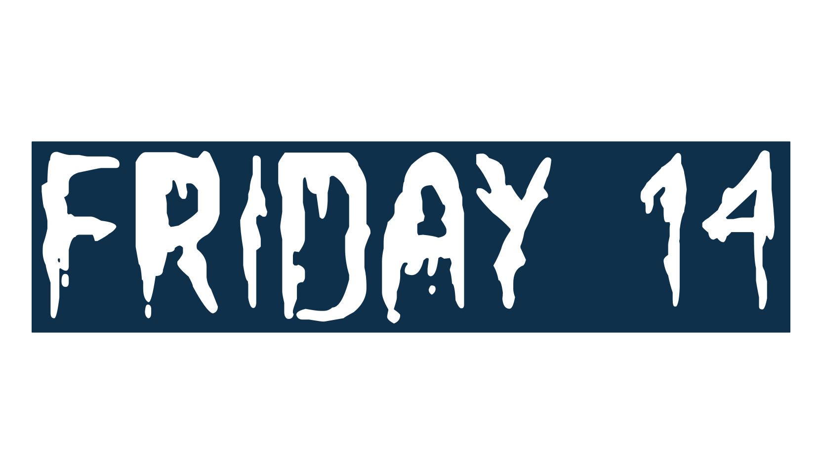 Friday 14, holiday halloween fancy decorative horror font preview