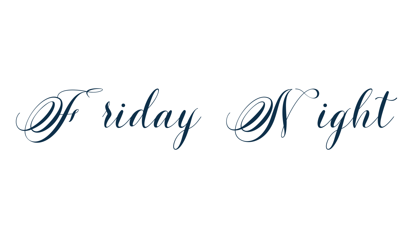 Friday Night (friday-night-2), script calligraphy fancy decorative font preview