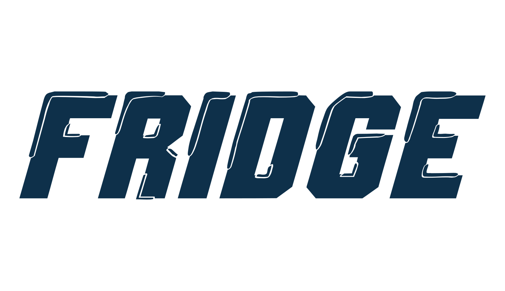 Fridge, fancy fire, ice decorative font preview