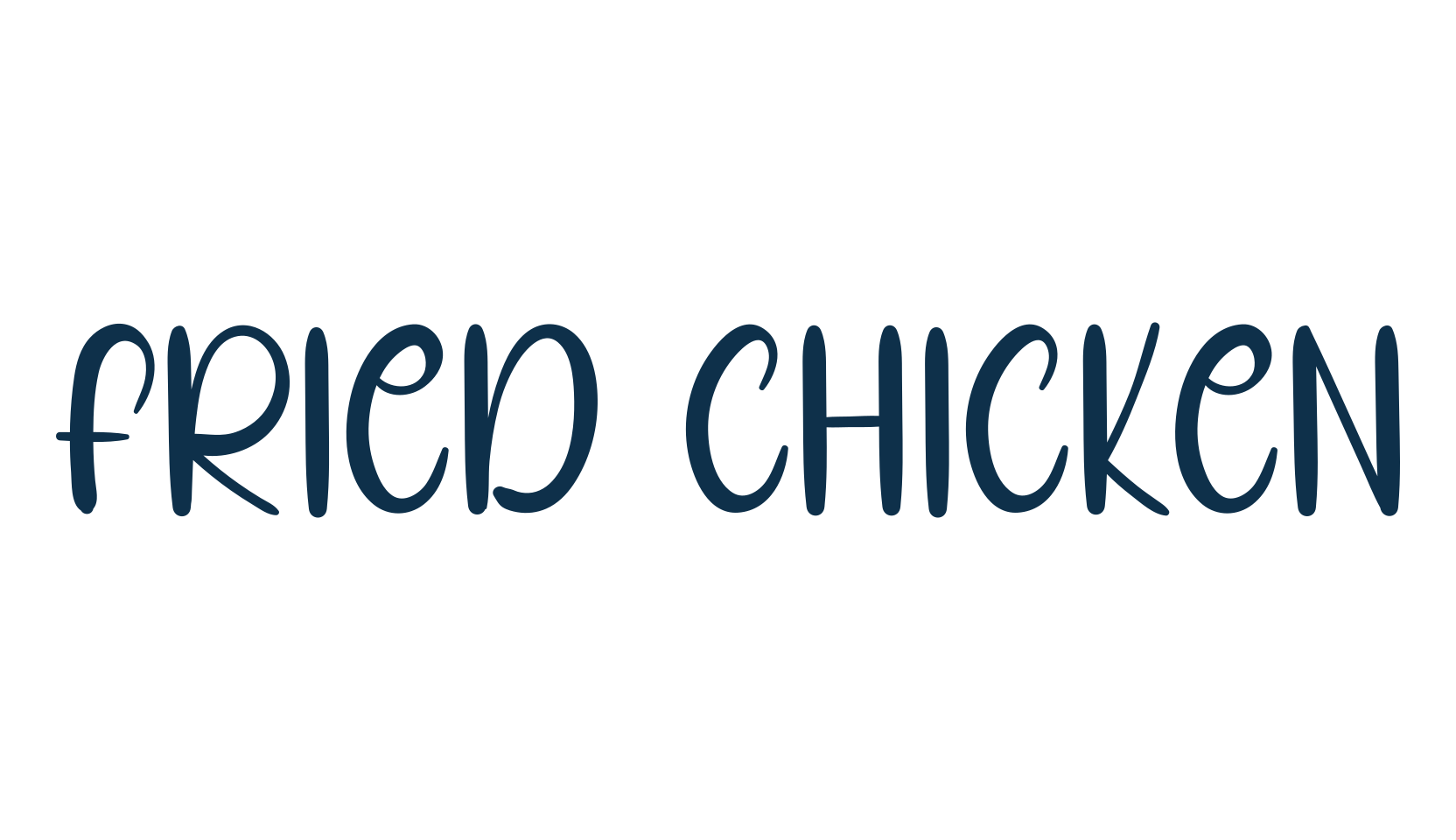 Fried Chicken (fried-chicken-2), fancy various decorative script calligraphy font preview