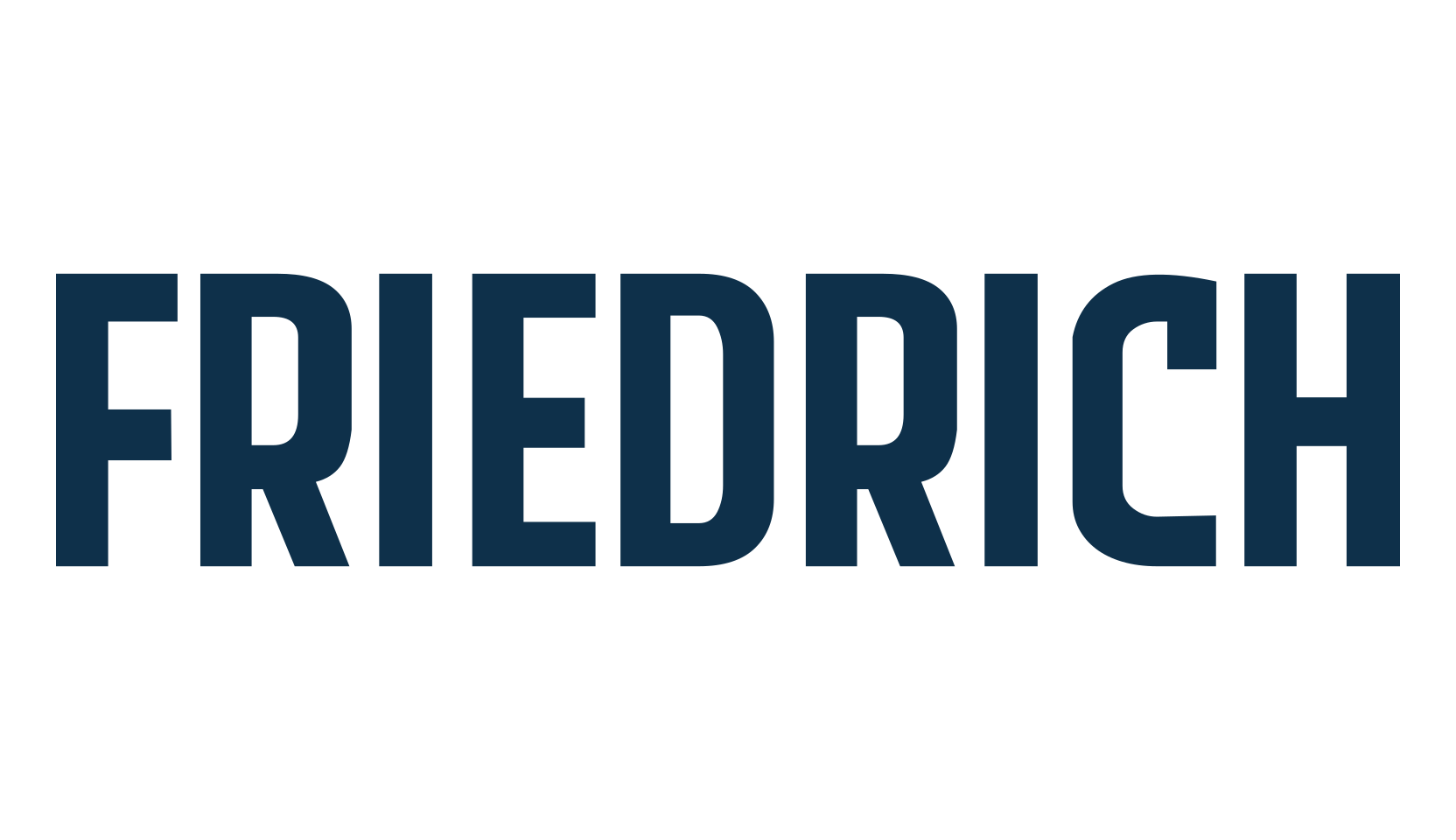 Friedrich (friedrich-2), basic sans serif font preview