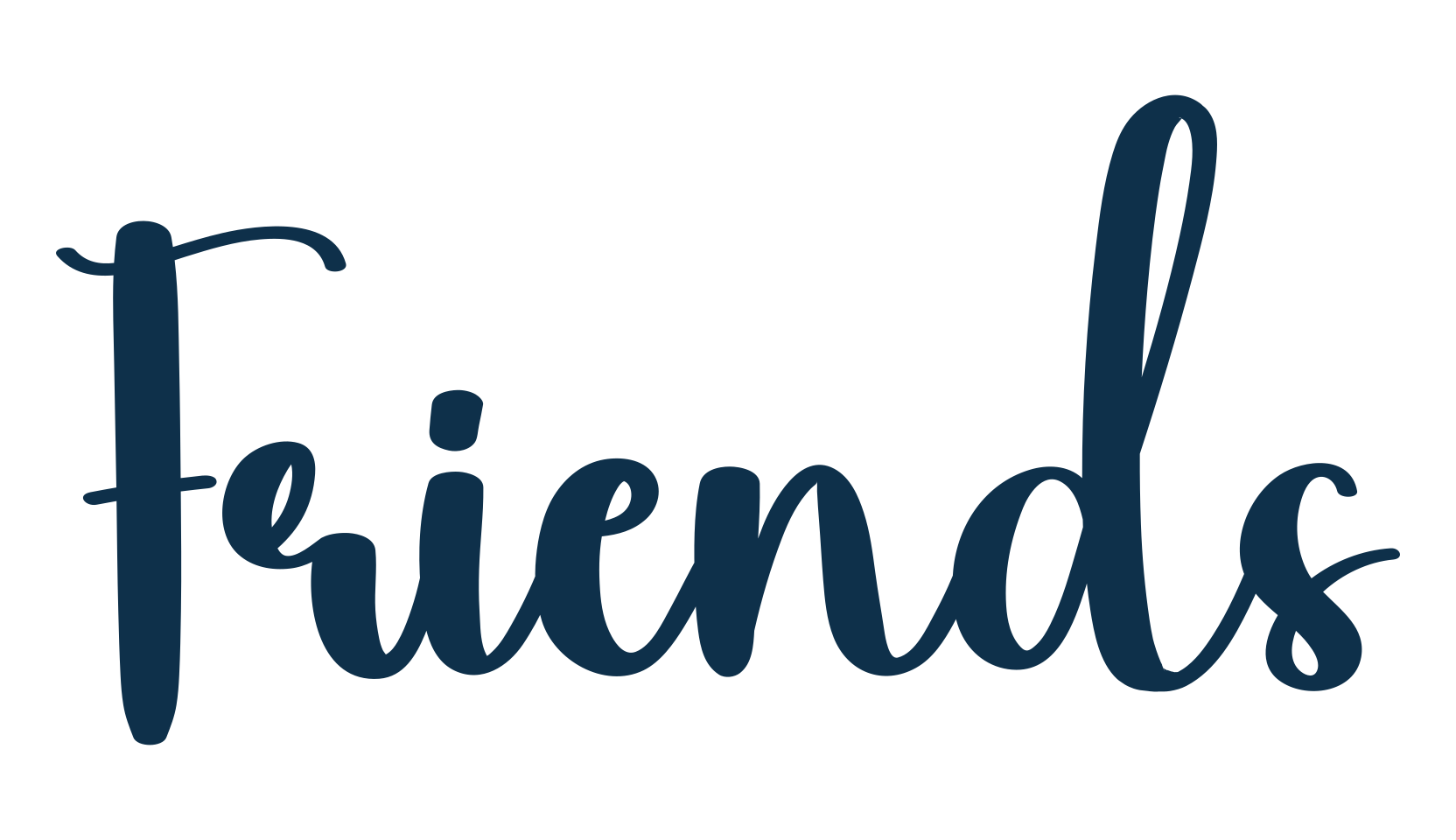 Friends (friends-2), fancy various decorative script calligraphy font preview
