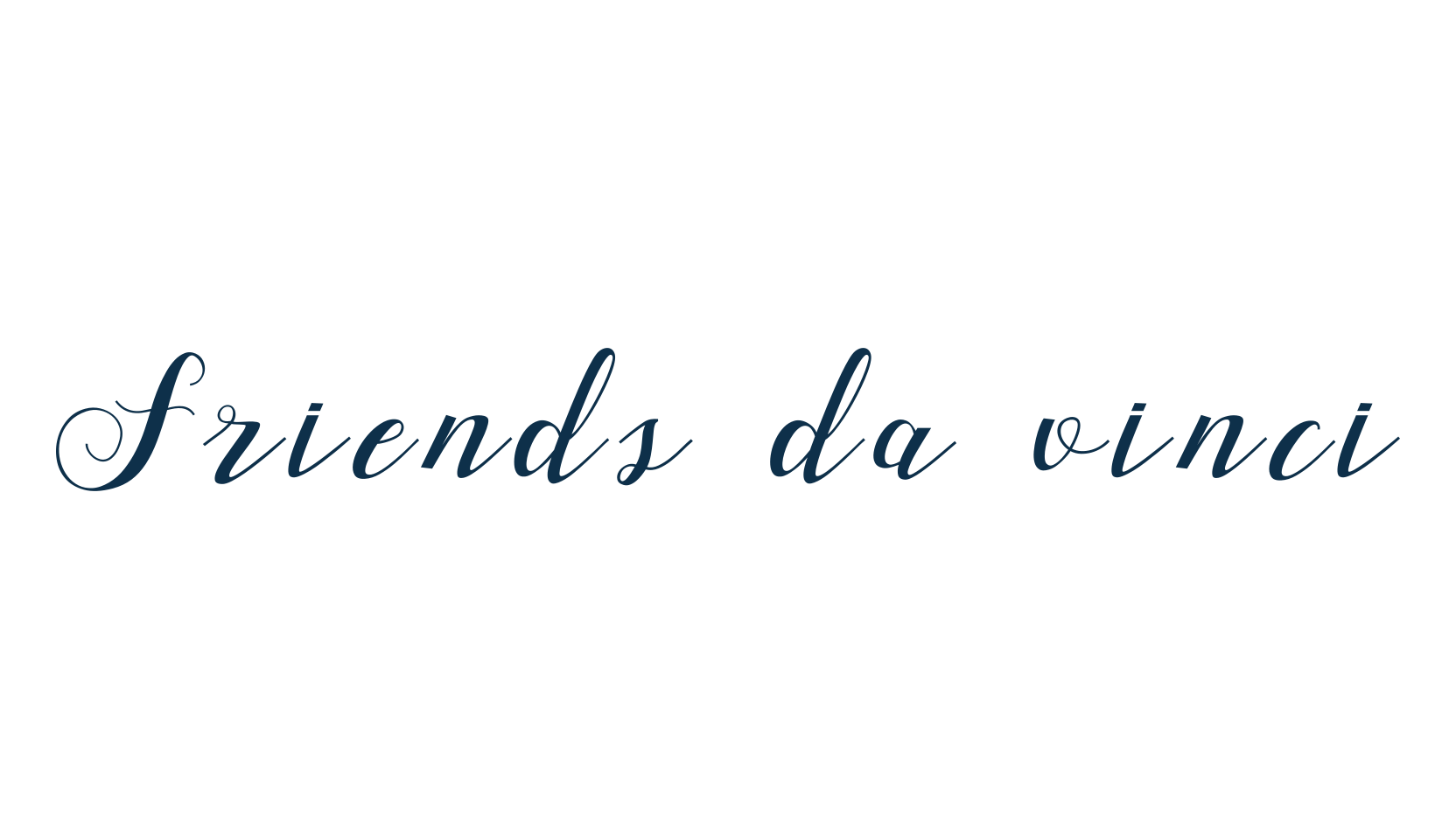 Friends da vinci, script calligraphy fancy decorative font preview