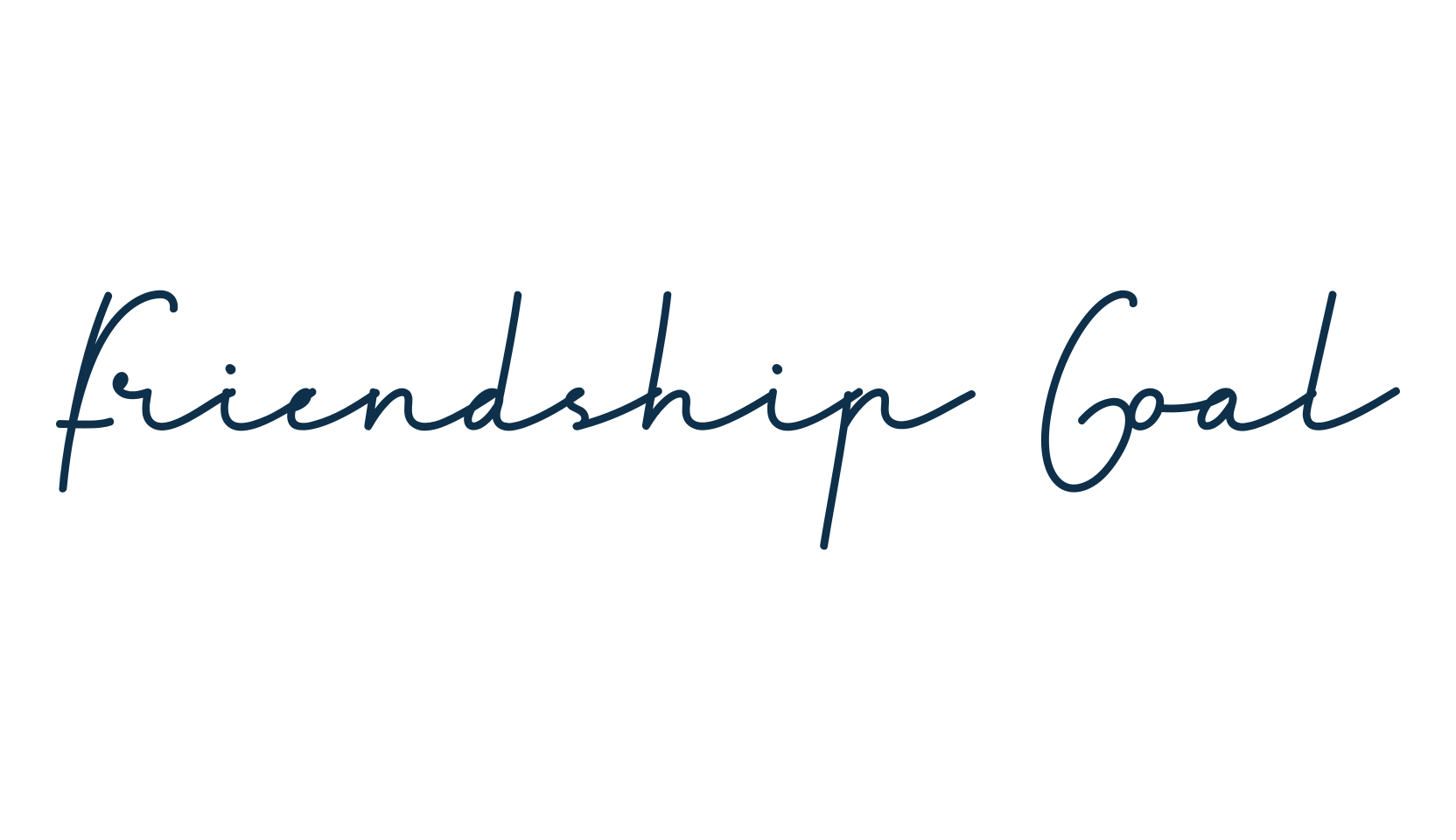 Friendship Goal, script handwritten fancy decorative calligraphy font preview