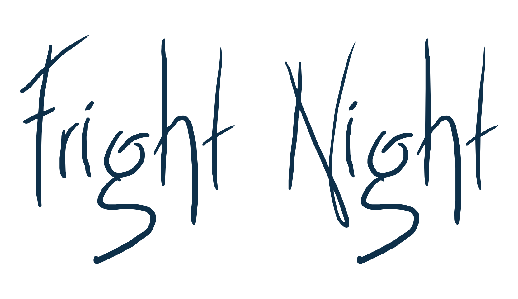 Fright Night, script handwritten fancy decorative calligraphy font preview