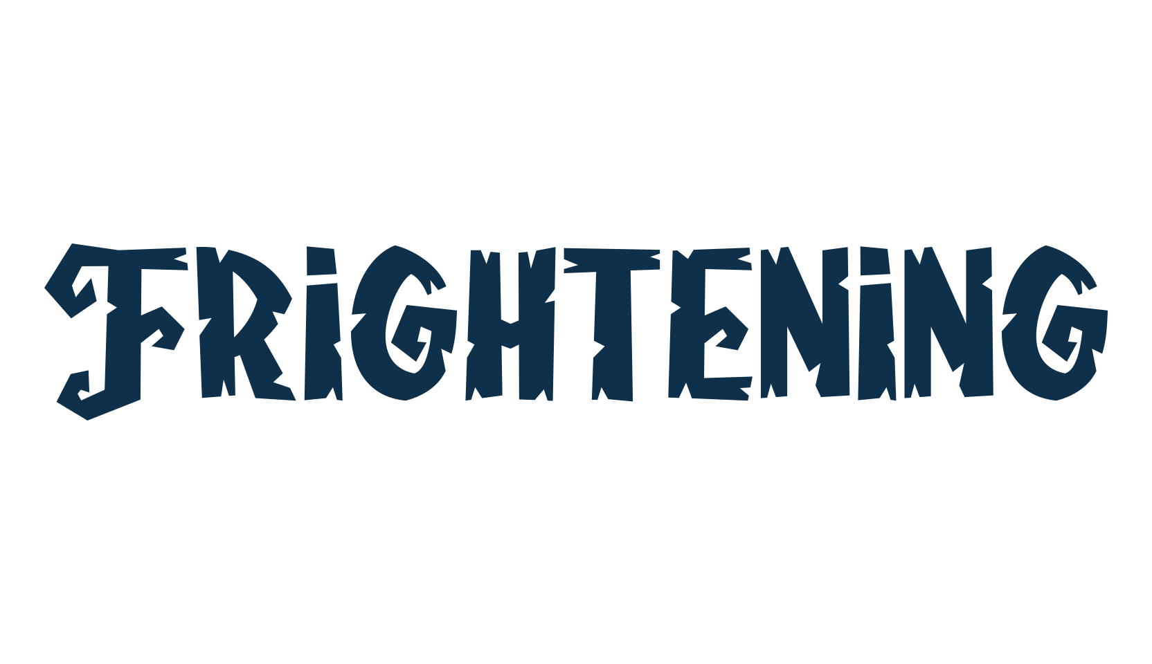 Frightening, display market font preview