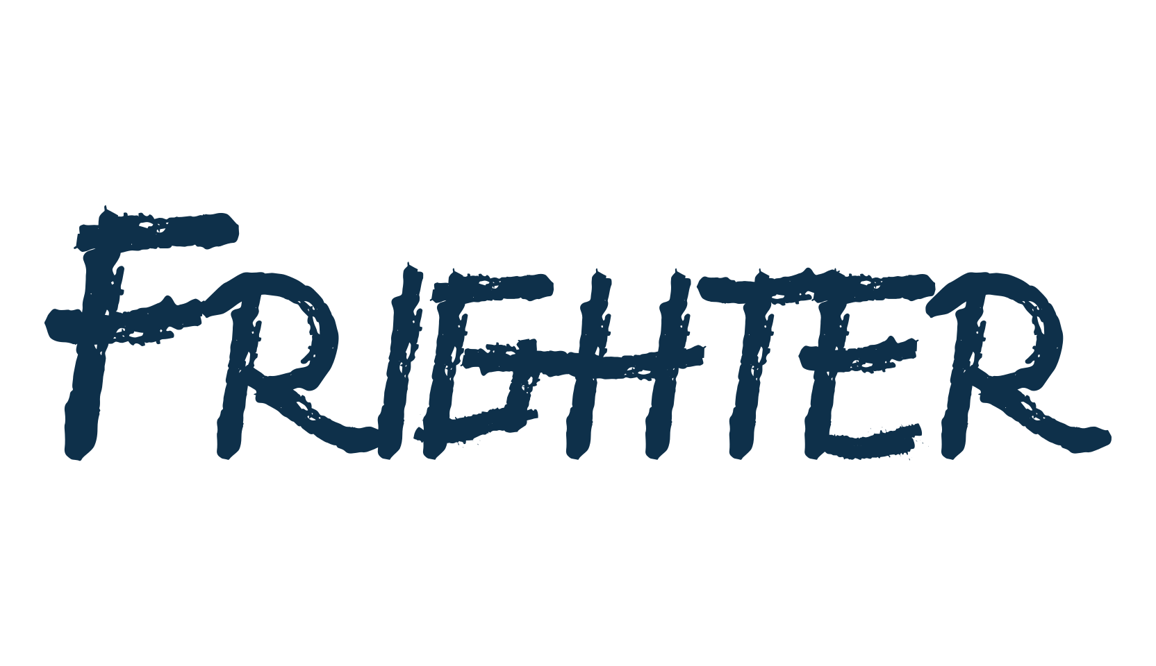 Frighter, script brush fancy decorative calligraphy font preview