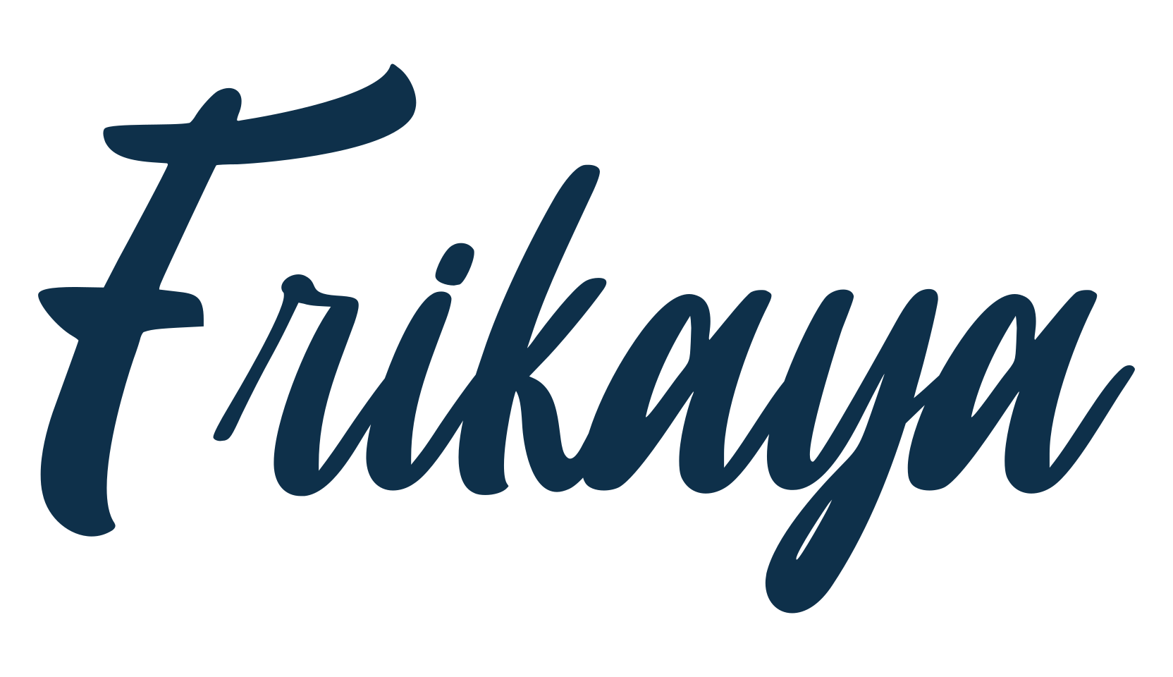 Frikaya, calligraphy font preview