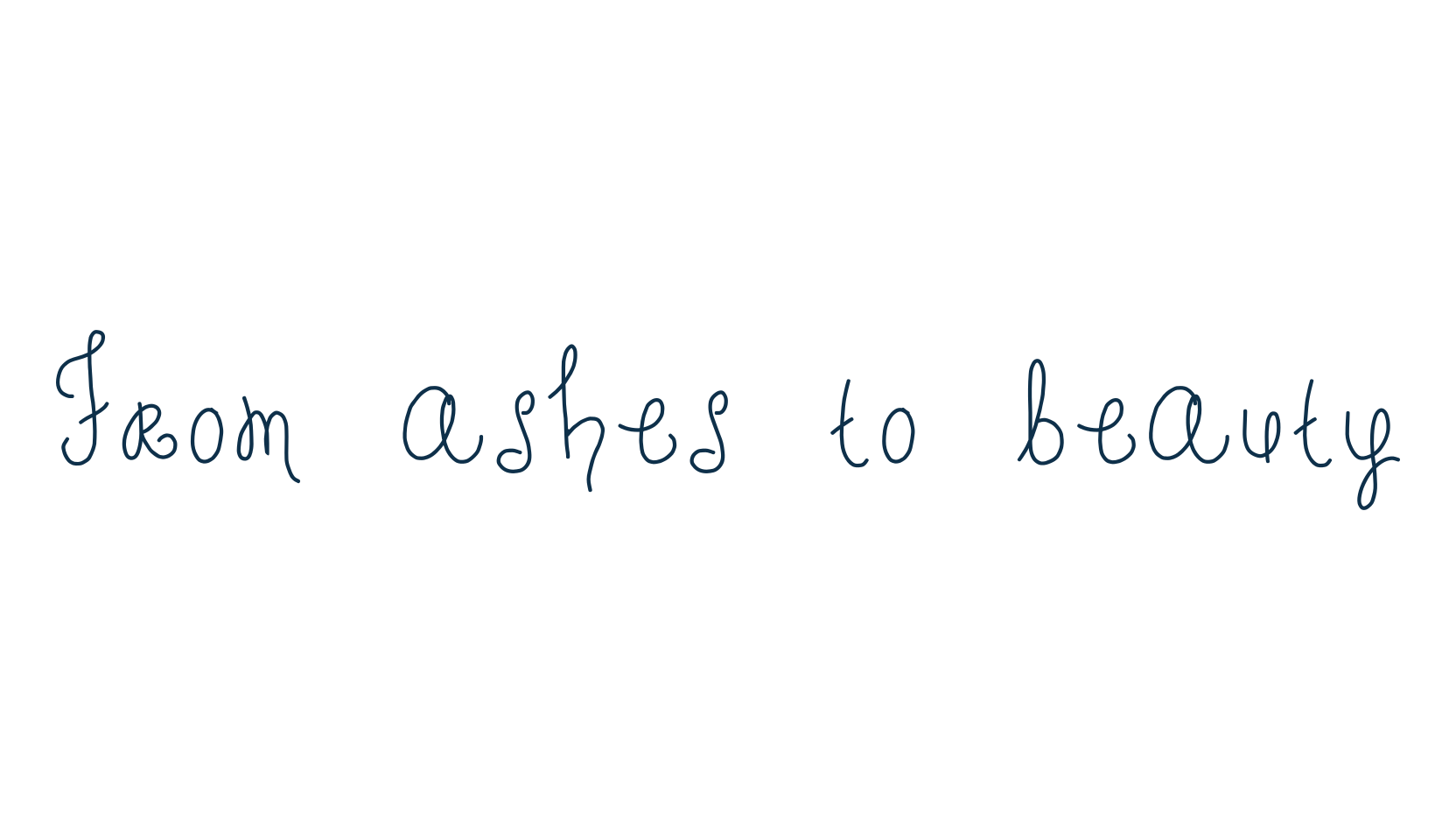 From ashes to beauty, fancy curly decorative font preview
