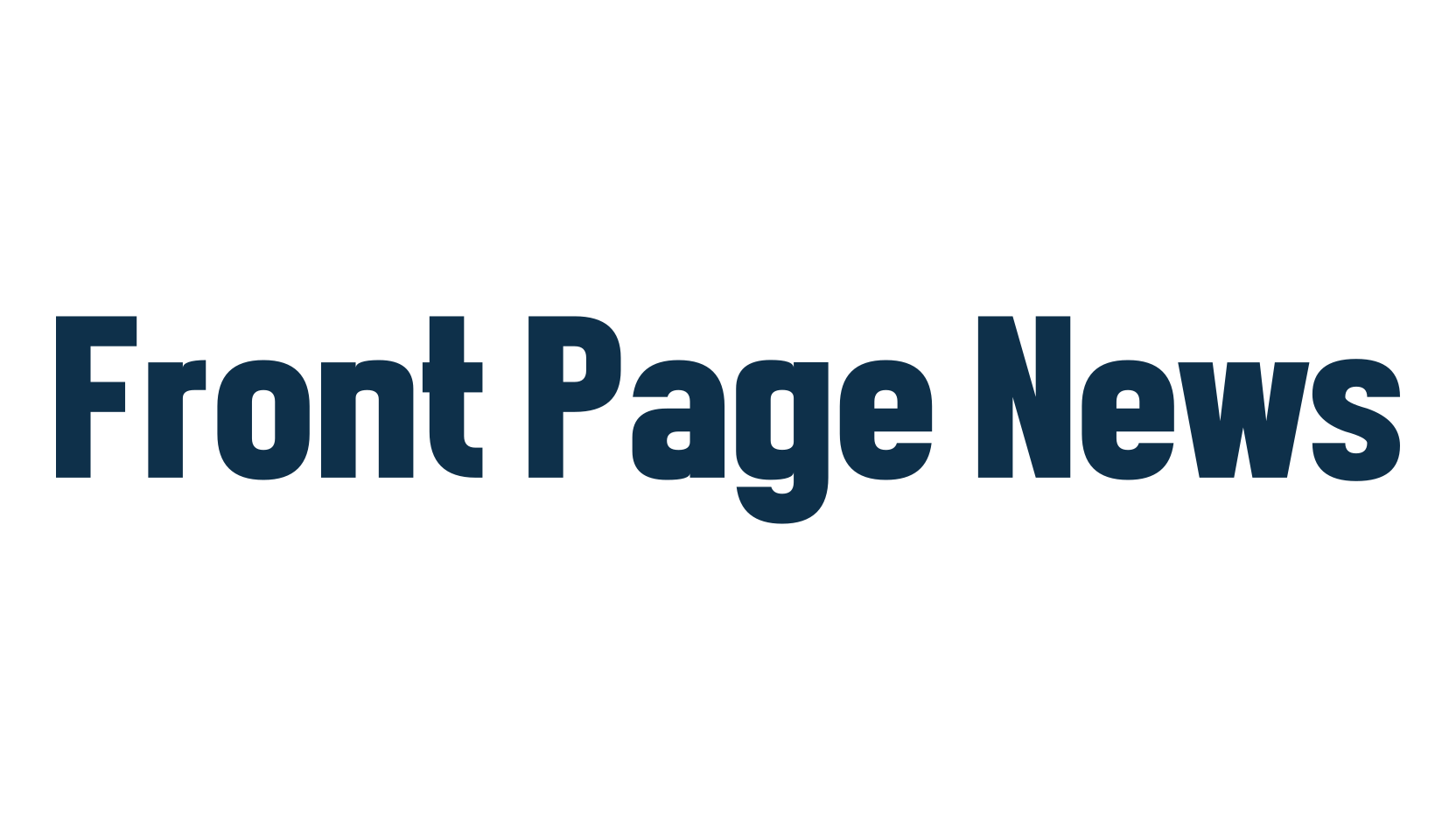 Front Page News, basic sans serif font preview