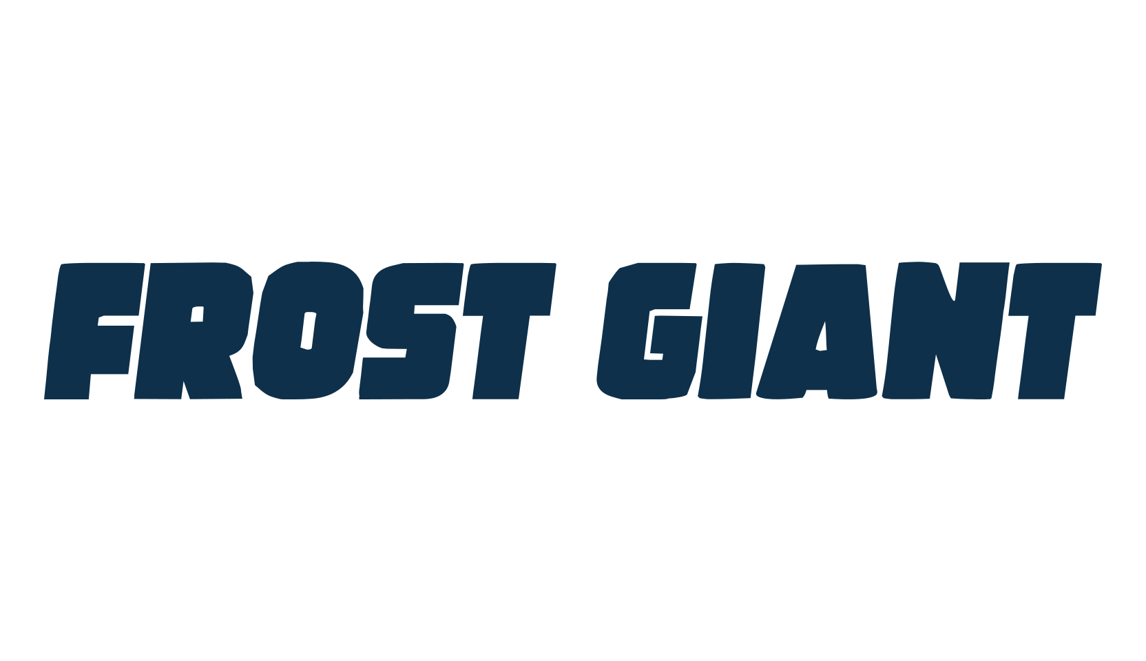 Frost Giant, fancy cartoon decorative font preview