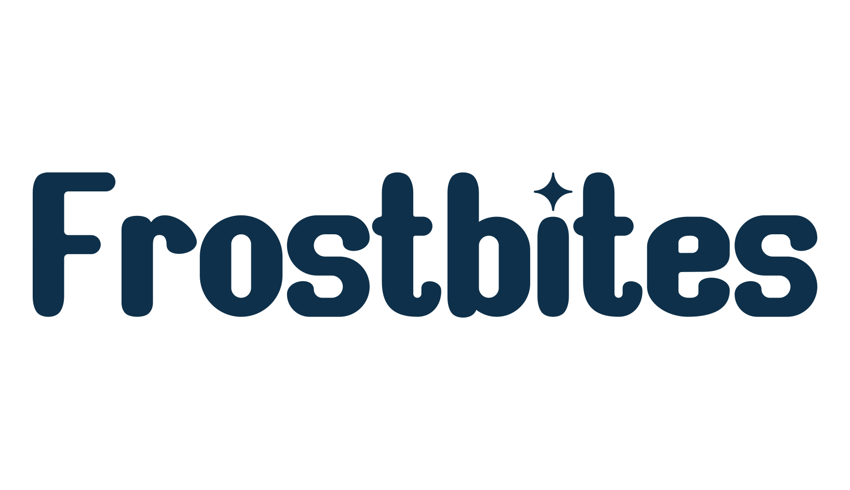Frostbites, basic sans serif font preview