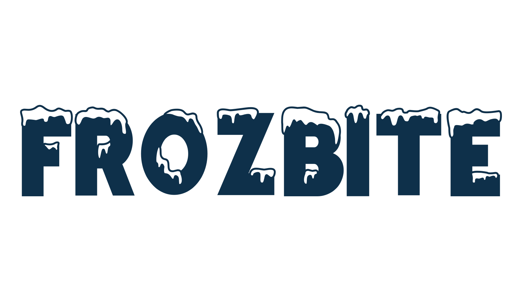 Frozbite, fire, ice font preview