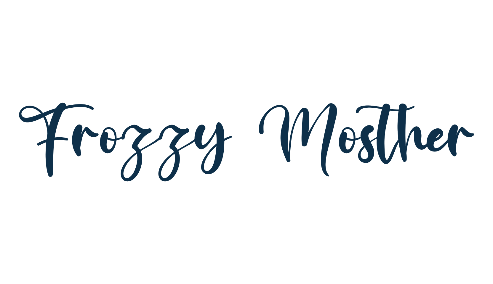 Frozzy Mosther, script calligraphy fancy decorative font preview