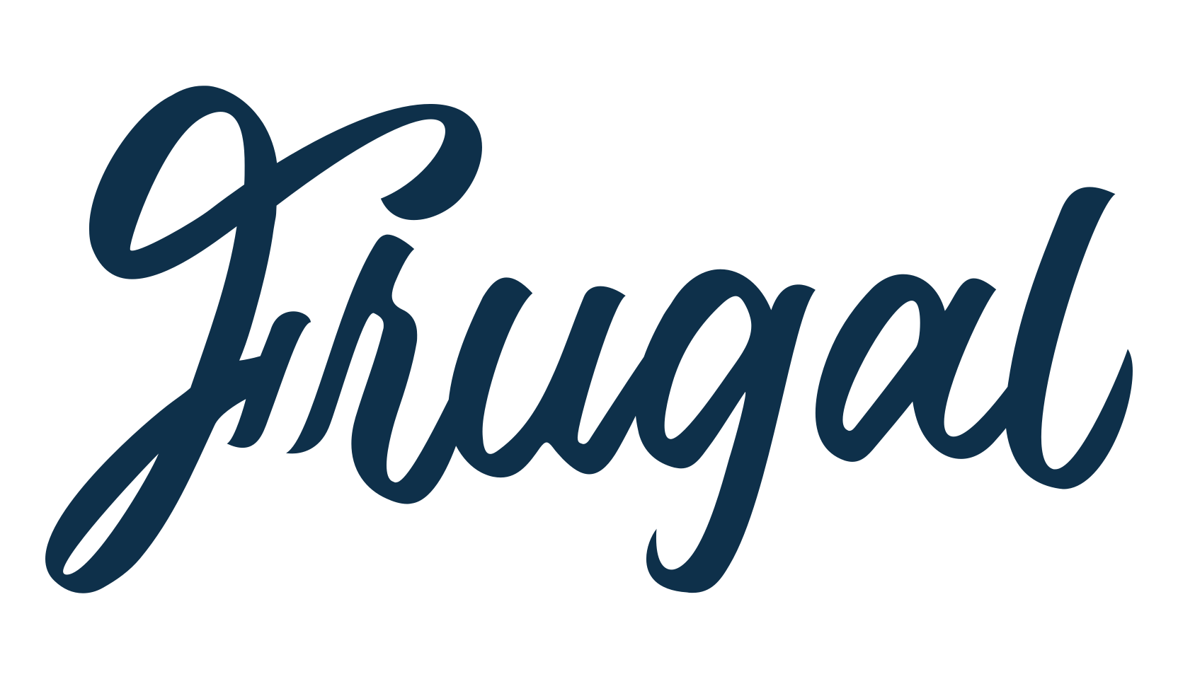 Frugal, script handwritten fancy decorative calligraphy font preview