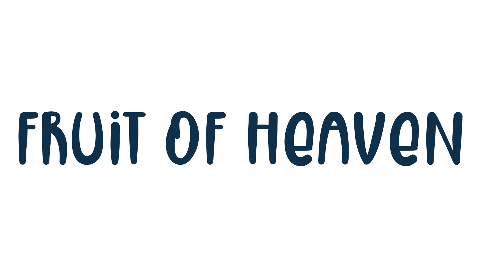Fruit Of Heaven, fancy decorative font preview