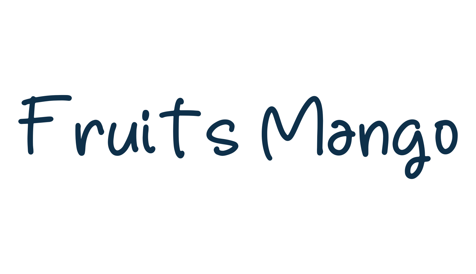 Fruits Mango, script handwritten fancy decorative calligraphy font preview