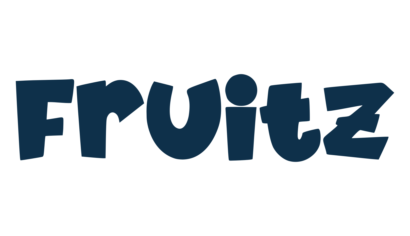 Fruitz, cartoon font preview