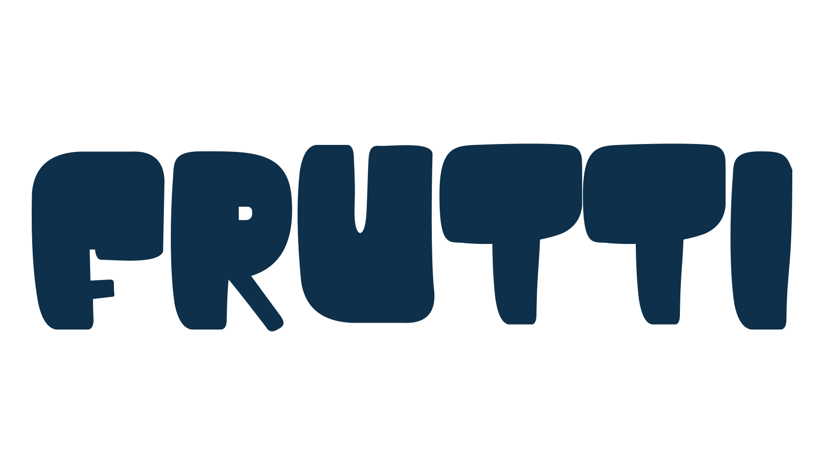 Frutti, fancy cartoon decorative font preview