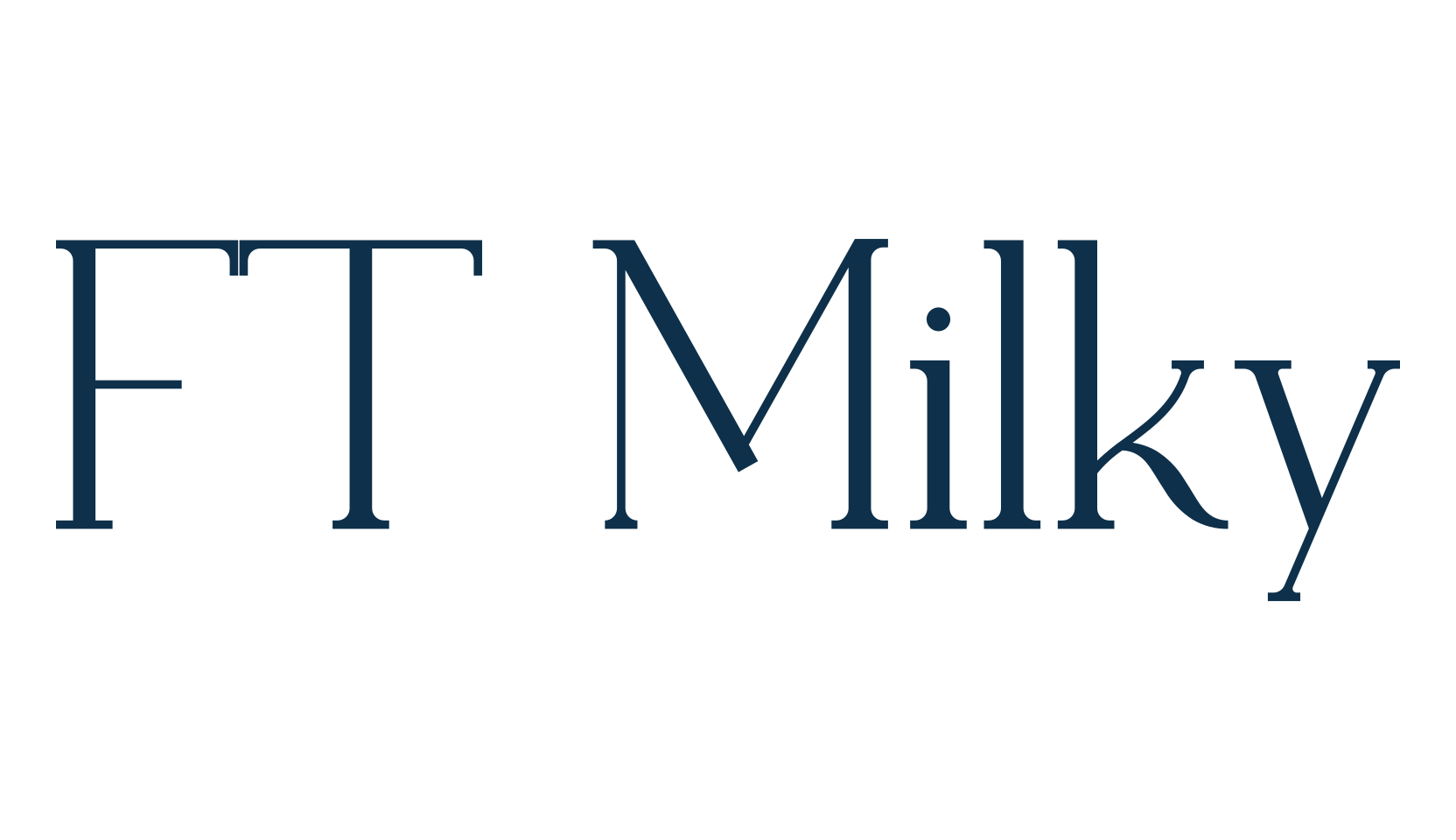 FT Milky, basic serif font preview