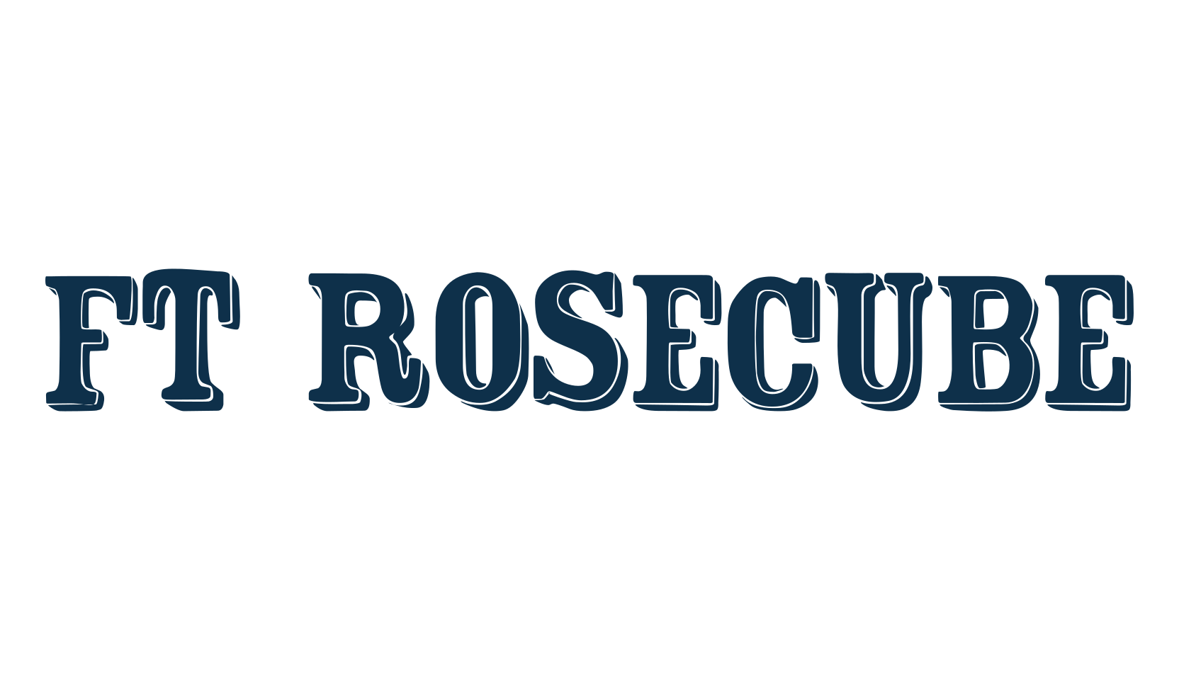 FT Rosecube, retro font preview