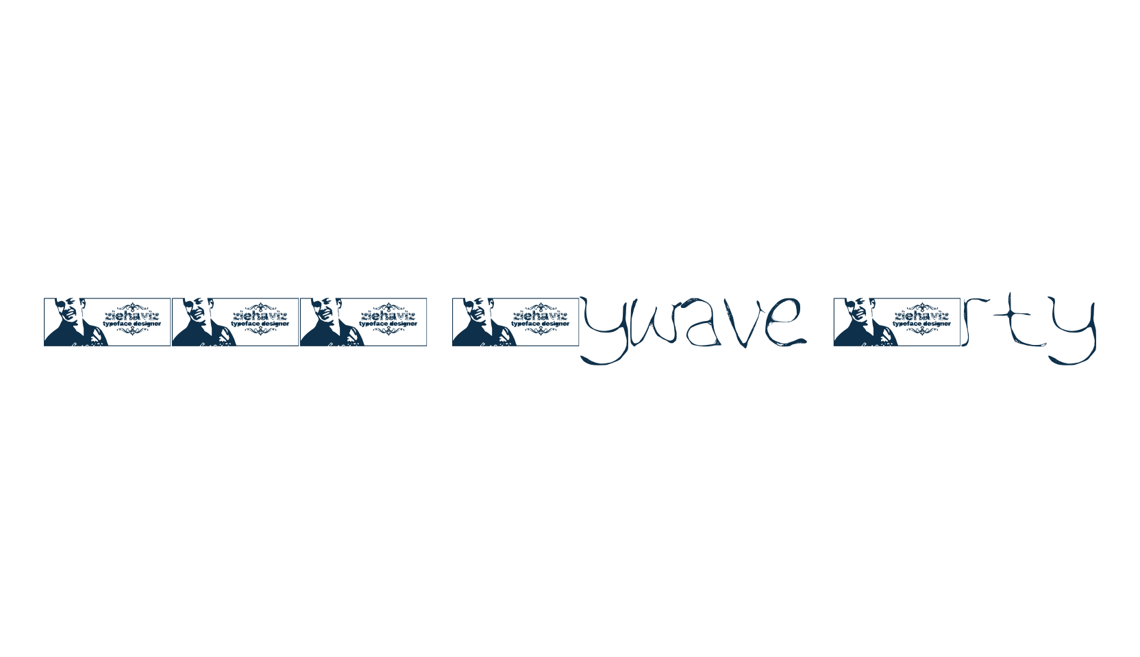FTF Aywave Arty, various font preview