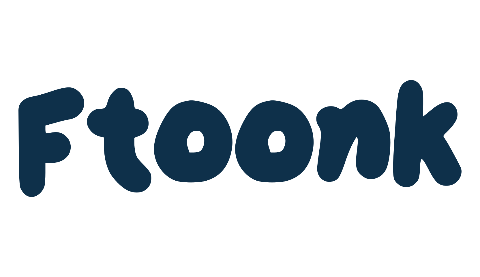 Ftoonk, fancy cartoon decorative font preview