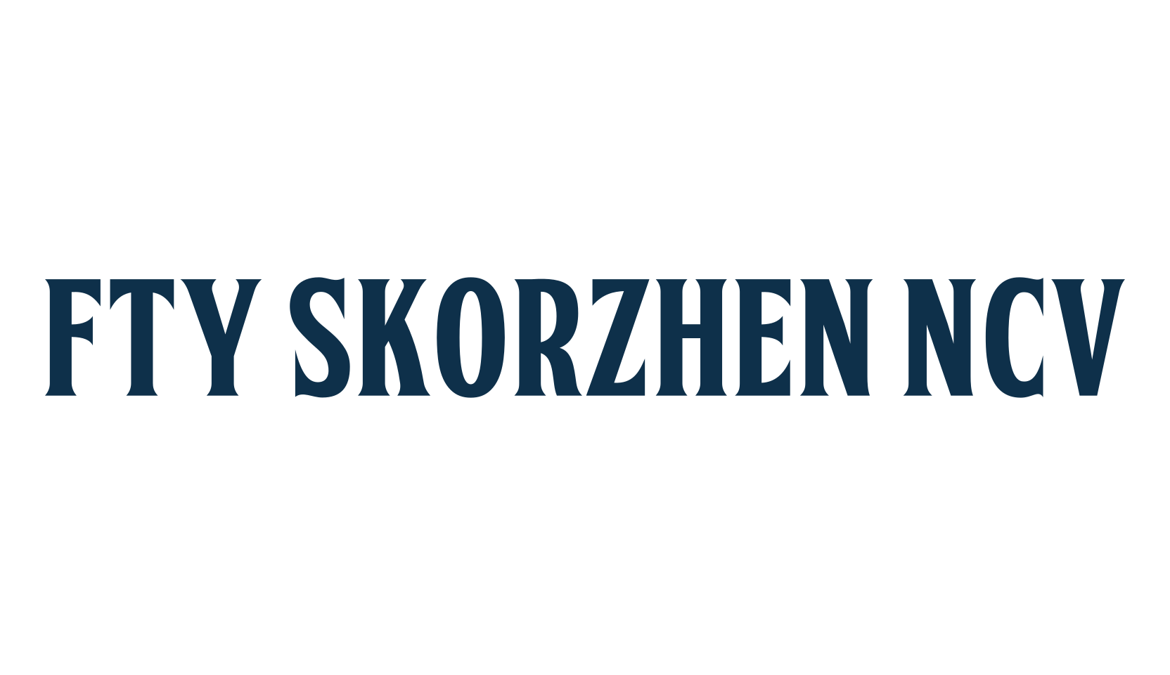 FTY Skorzhen NCV, retro font preview